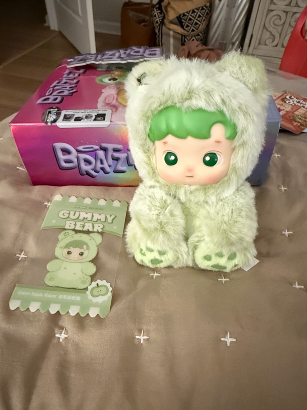 HACIPUPU Gummy Bear Series-Vinyl Plush
Pendant Blind Box (Green Apple)